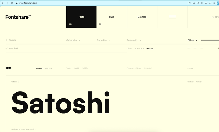 fontshare